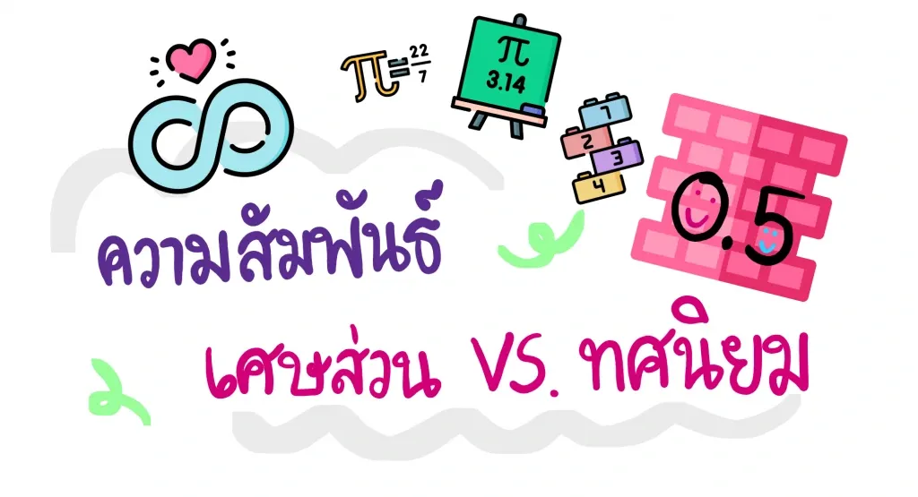 ความสัมพันธ์ที่ “รู้จักฉัน รู้จักเธอ” ของเศษส่วนและทศนิยม