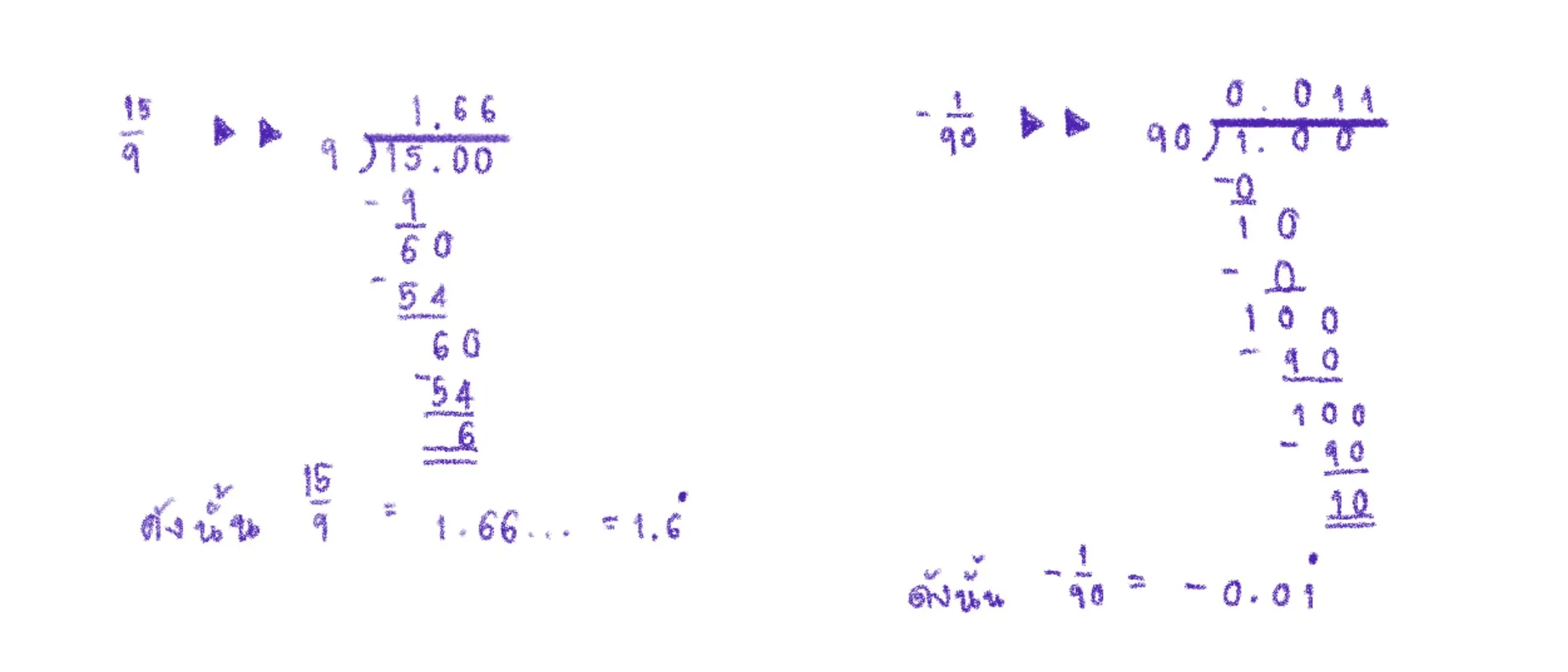 ตัวอย่างตรรกยะ