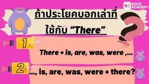 08NokAcademy_Question Tagถ้าประโยคบอกเล่าที่ใช้กับ “There”