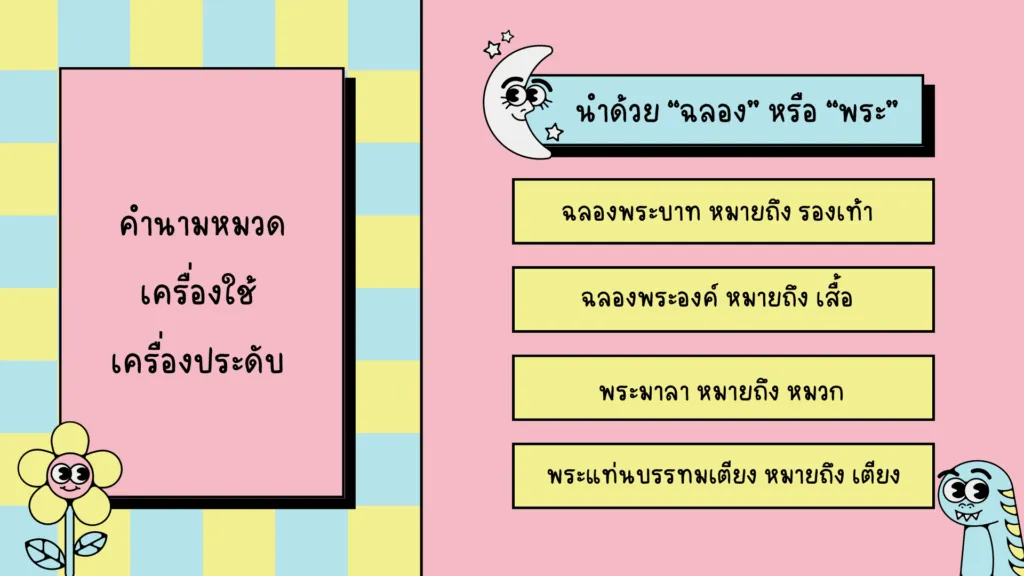 วิธีใช้คำราชาศัพท์