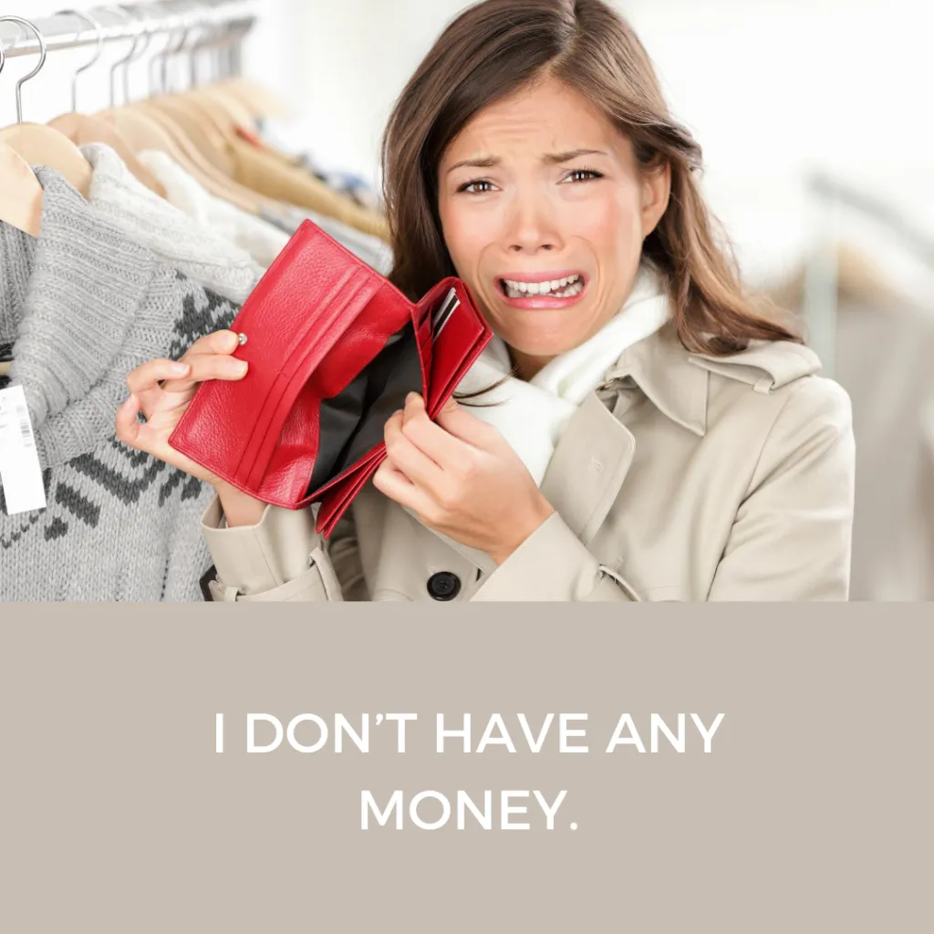 any money