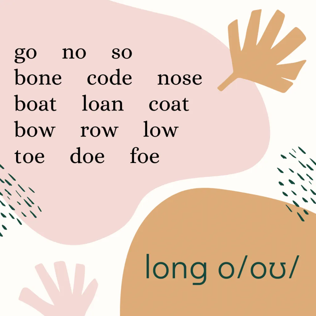 long o /oʊ/