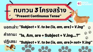 NokAcademy_ ม2 Present Continuous Tense (8)