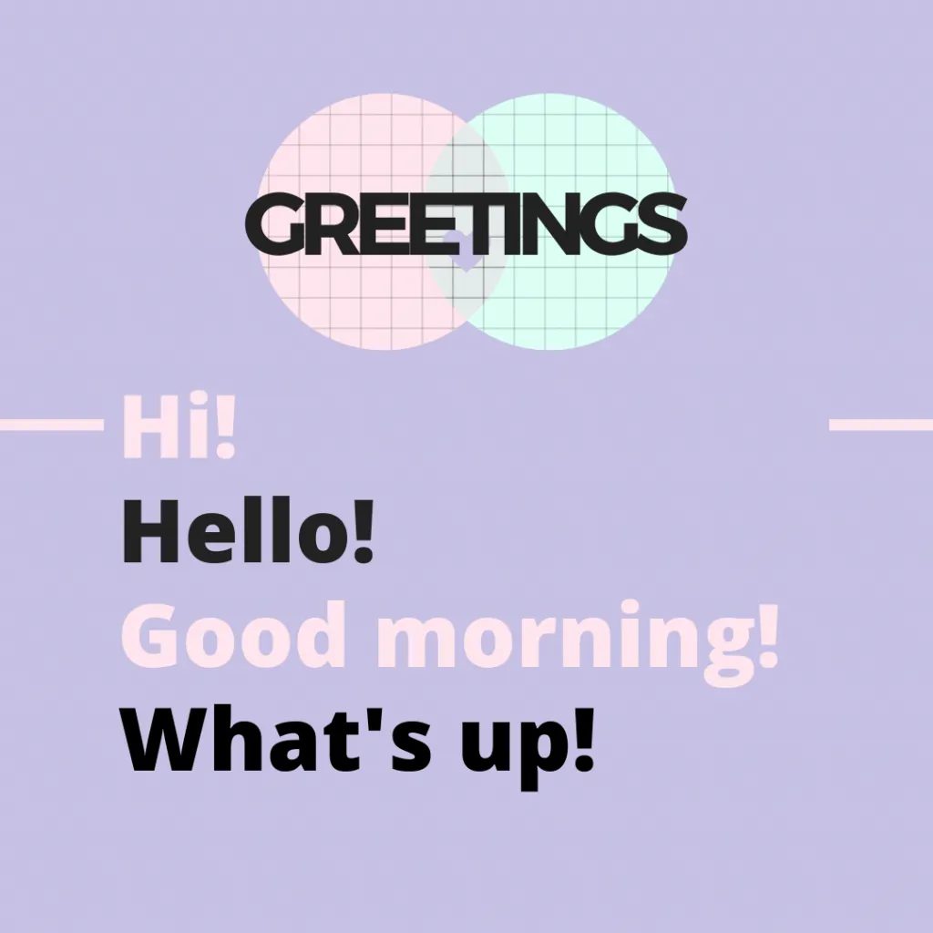 greetings