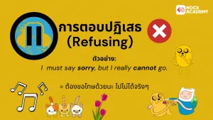 การตอบปฏิเสธ (Refusing)
