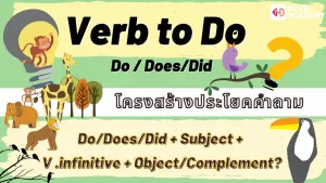NokAcademy_ทบทวนการใช้ V. to be, V. to do และ Question words ร่วมกับคำศัพท์ในสวนสัตว์ (2)
