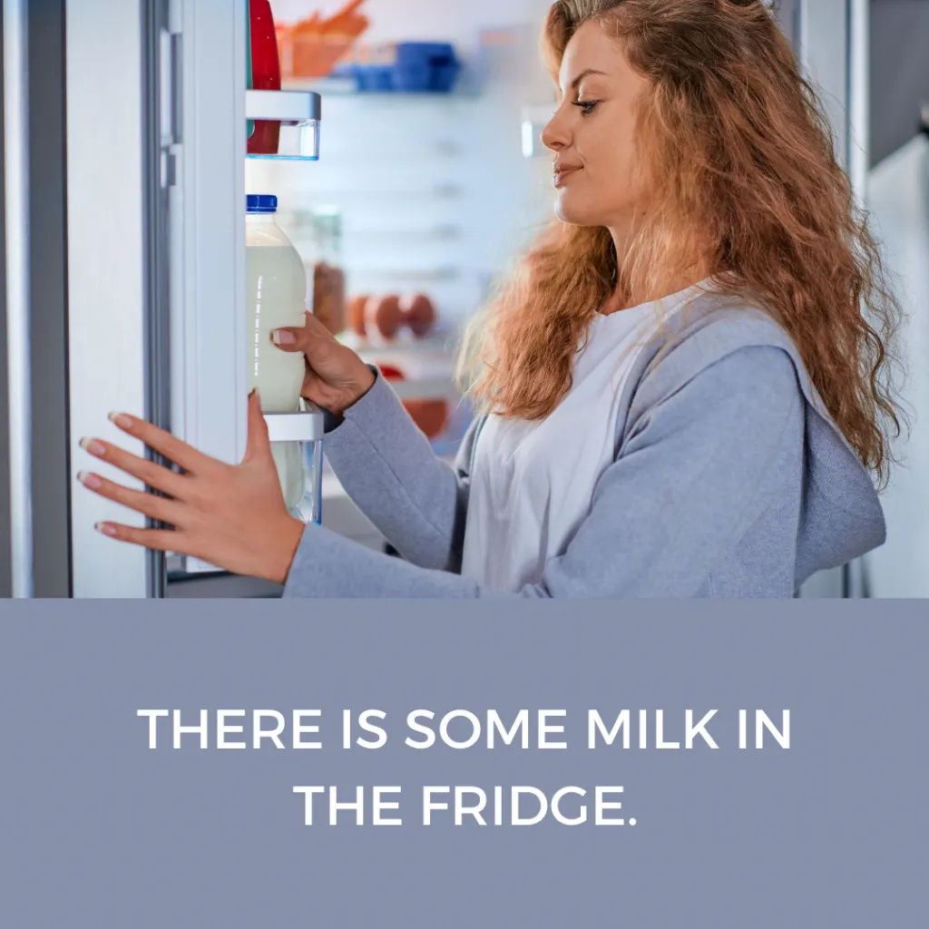 some milk