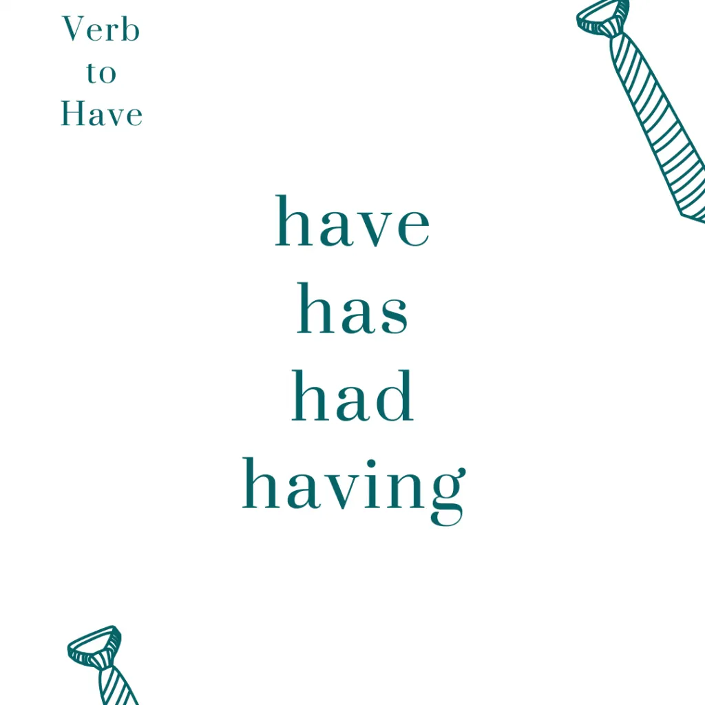 verb to have