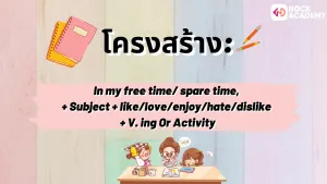 ป6การใช้ love, like, enjoy, hate ในการเเต่งประโยค (2)