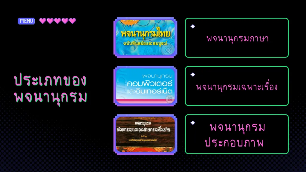 การใช้พจนานุกรม