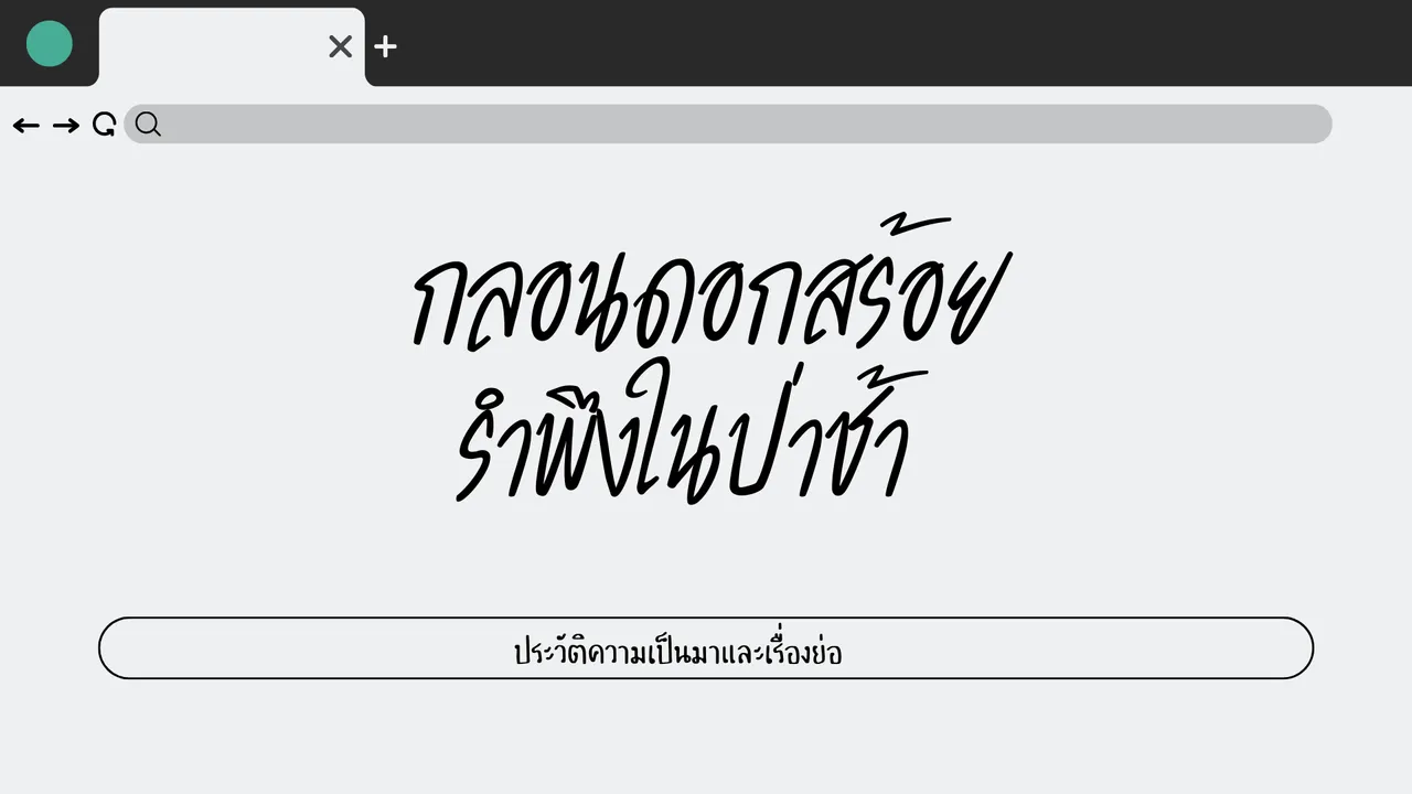 กลอนดอกสร้อยรำพึงในป่าช้า ความเป็นมาของวรรณคดีที่แปลจากภาษาอังกฤษ