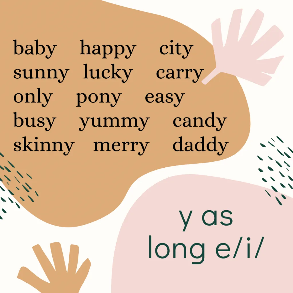 y long e /i/