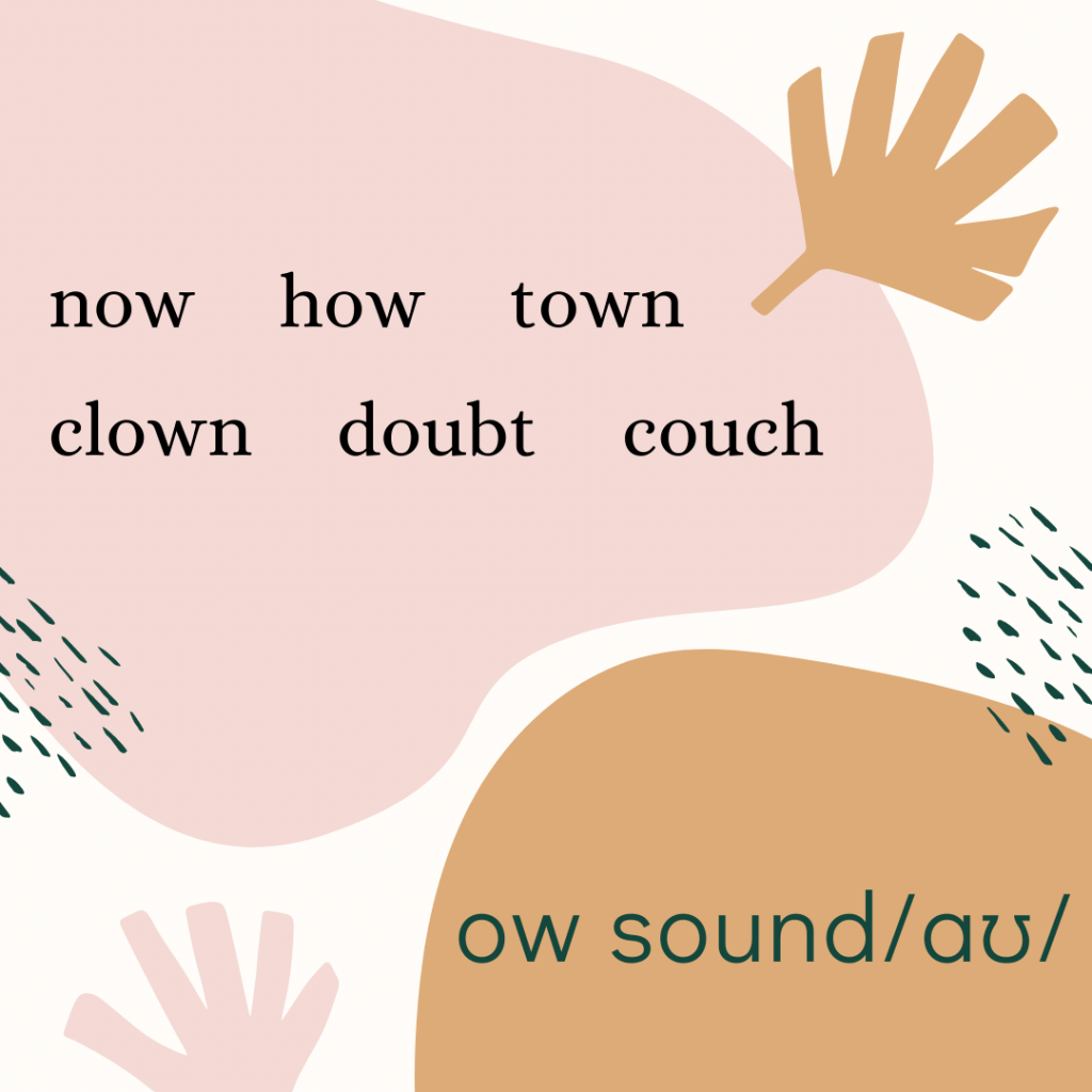 ow sound /aʊ/