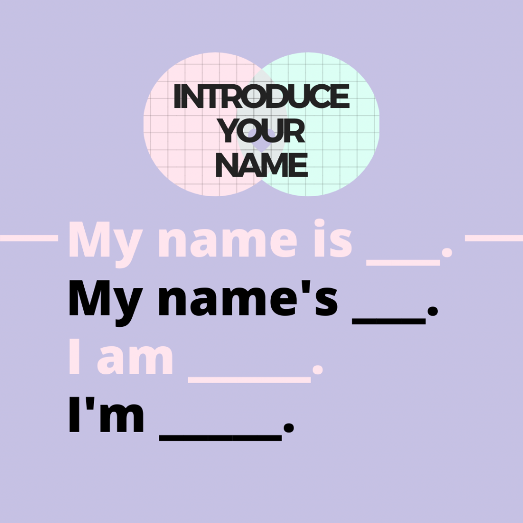 introduce name