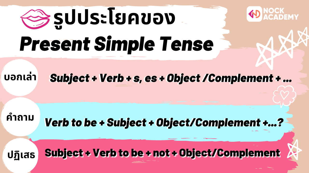 ประโยค present simple tense