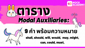 NokAcademy_ม.4 การใช้ Modal Auxiliaries (5)