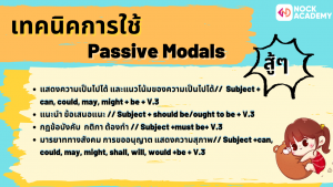 NokAcademy_ ม6 Passive Modals (2)