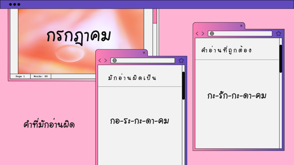 คำไทยที่มักอ่านผิด
